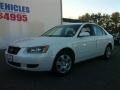 Powder White Pearl 2008 Hyundai Sonata GLS