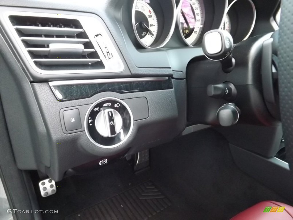 2014 E 350 4Matic Coupe - Paladium Silver Metallic / Red/Black photo #16