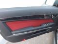 Red/Black 2014 Mercedes-Benz E 350 4Matic Coupe Door Panel