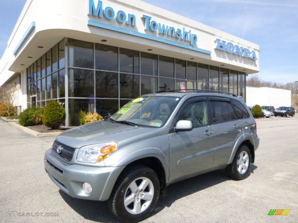 2004 RAV4 4WD - Everglade Green Metallic / Dark Charcoal photo #1