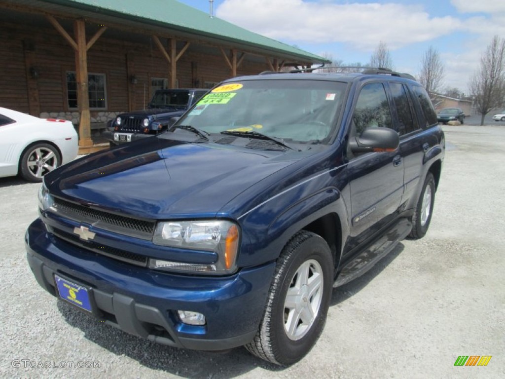 2002 TrailBlazer LS 4x4 - Indigo Blue Metallic / Dark Pewter photo #2