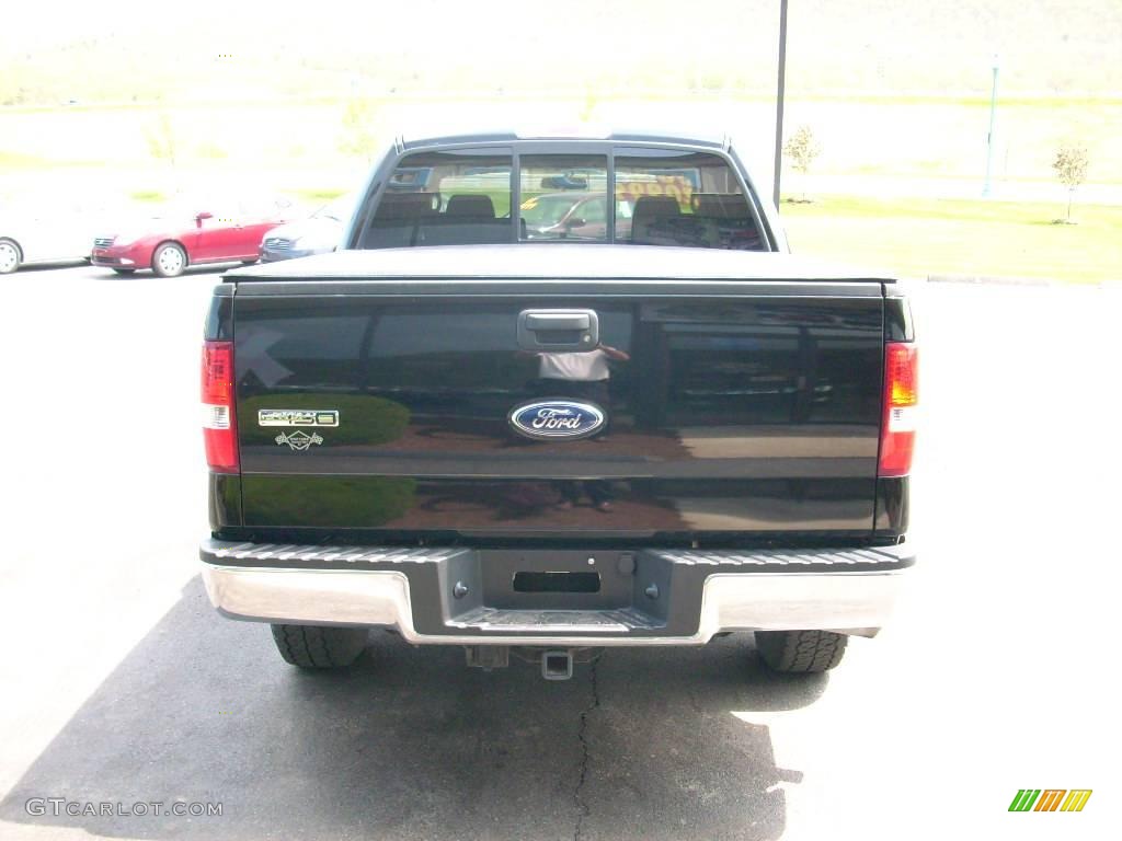 2006 F150 XLT SuperCrew 4x4 - Black / Medium/Dark Flint photo #8