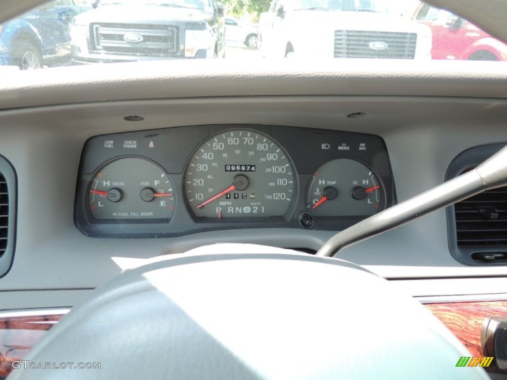 2000 Grand Marquis GS - Medium Grey Metallic / Light Graphite photo #21