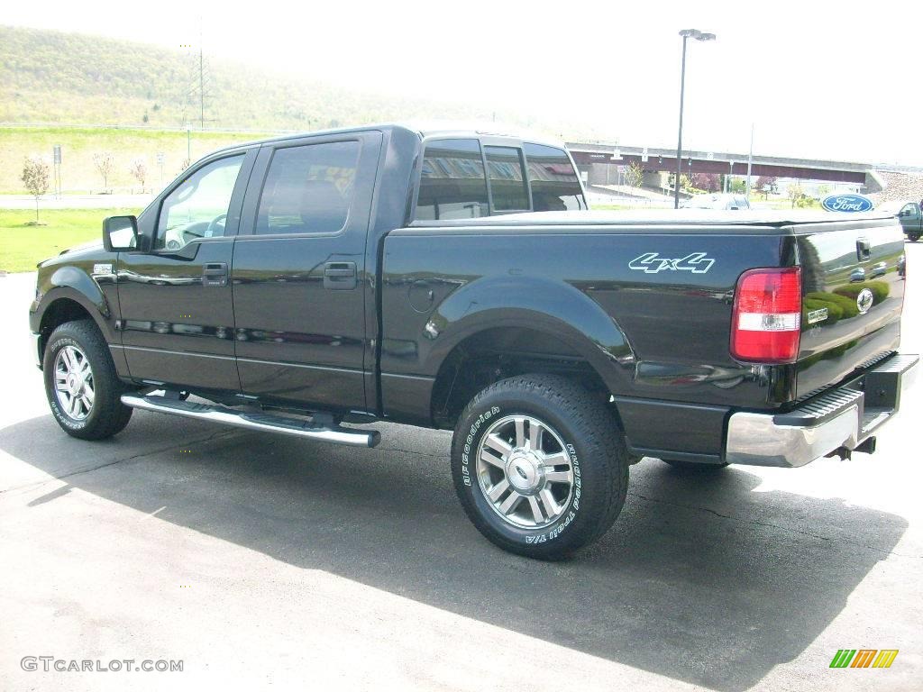 2006 F150 XLT SuperCrew 4x4 - Black / Medium/Dark Flint photo #10
