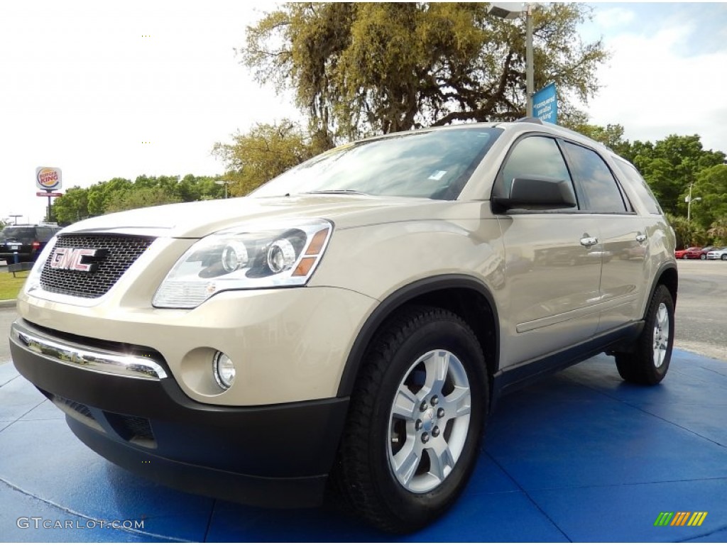 Gold Mist Metallic 2012 GMC Acadia SL Exterior Photo #92605511
