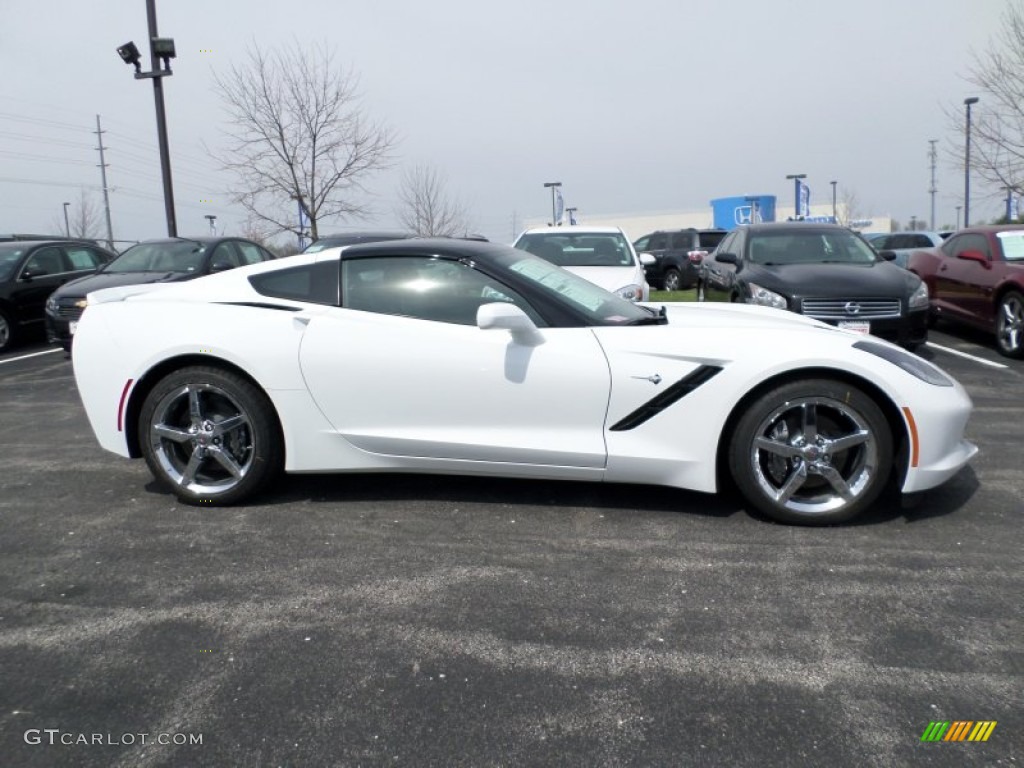 Arctic White 2014 Chevrolet Corvette Stingray Coupe Exterior Photo #92606153