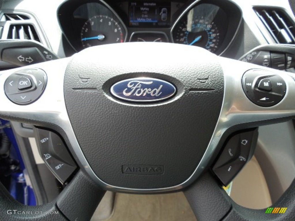 2013 Escape SE 1.6L EcoBoost - Deep Impact Blue Metallic / Medium Light Stone photo #22