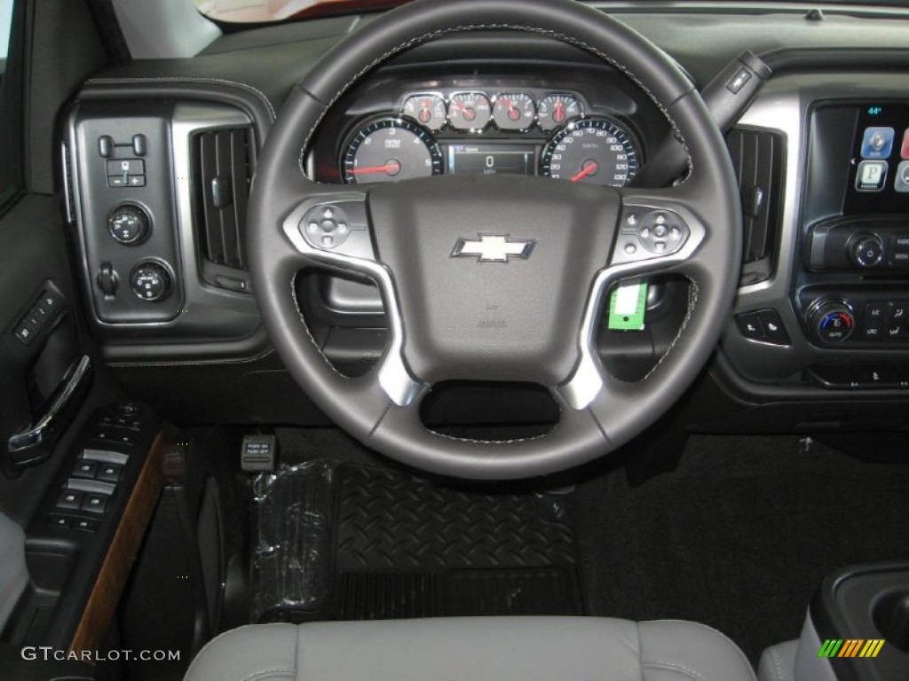 2014 Silverado 1500 LTZ Crew Cab 4x4 - Victory Red / Jet Black/Dark Ash photo #4