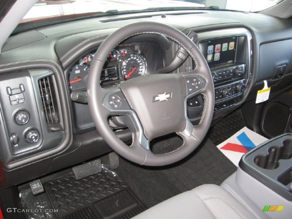 2014 Silverado 1500 LTZ Crew Cab 4x4 - Victory Red / Jet Black/Dark Ash photo #6