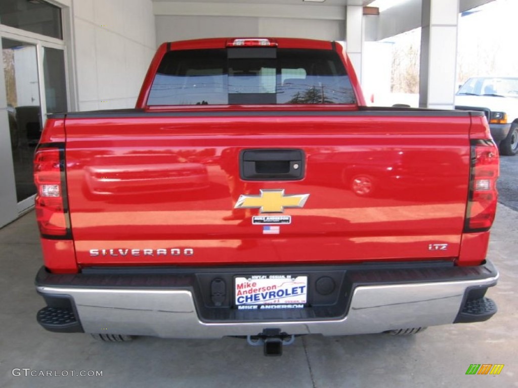 2014 Silverado 1500 LTZ Crew Cab 4x4 - Victory Red / Jet Black/Dark Ash photo #16