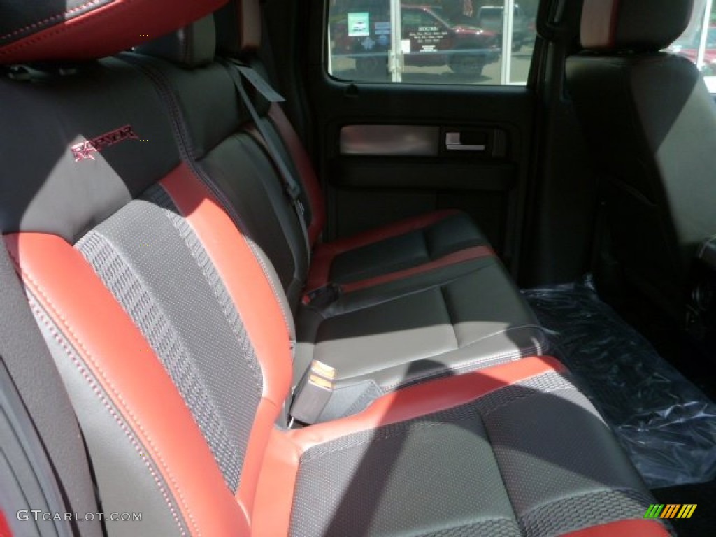 2014 F150 SVT Raptor SuperCrew 4x4 - Ruby Red / Raptor Special Edition Black/Brick Accent photo #5