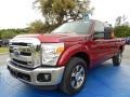 Ruby Red 2015 Ford F250 Super Duty Lariat Super Cab Exterior