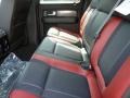 Raptor Special Edition Black/Brick Accent Rear Seat Photo for 2014 Ford F150 #92607524