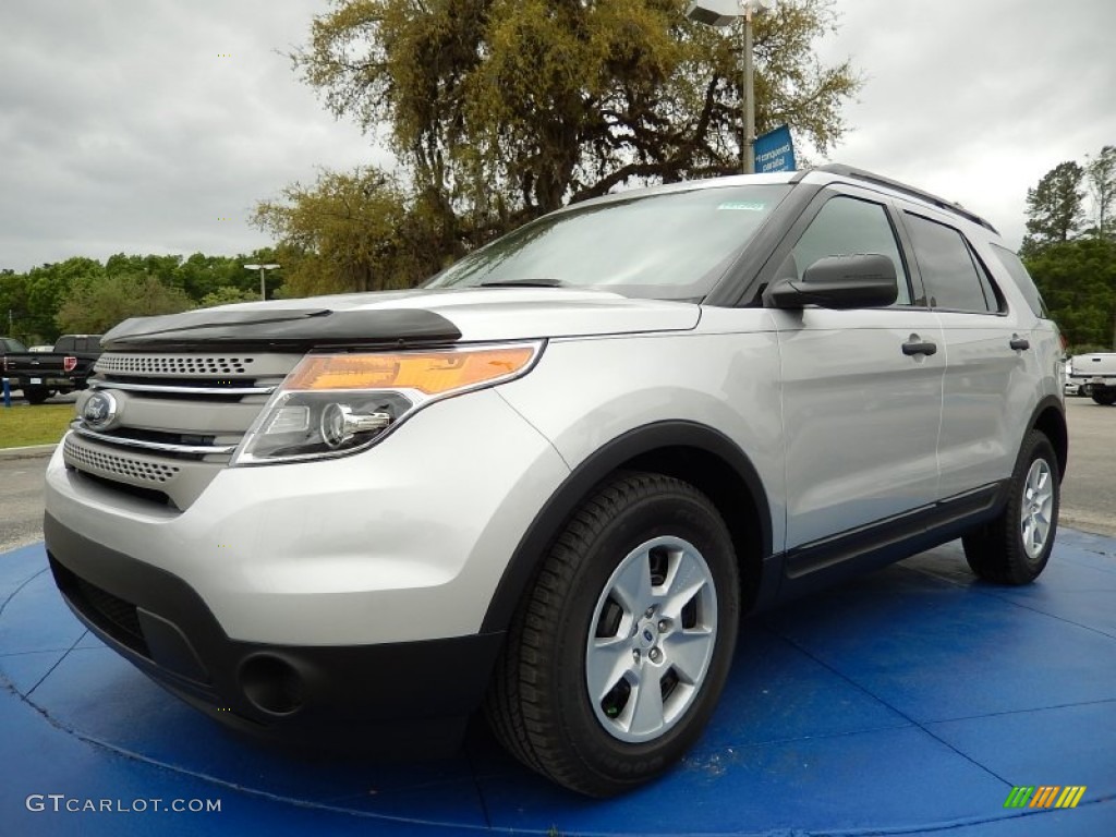 2014 Explorer FWD - Ingot Silver / Medium Light Stone photo #1