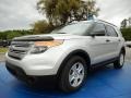 2014 Ingot Silver Ford Explorer FWD  photo #1