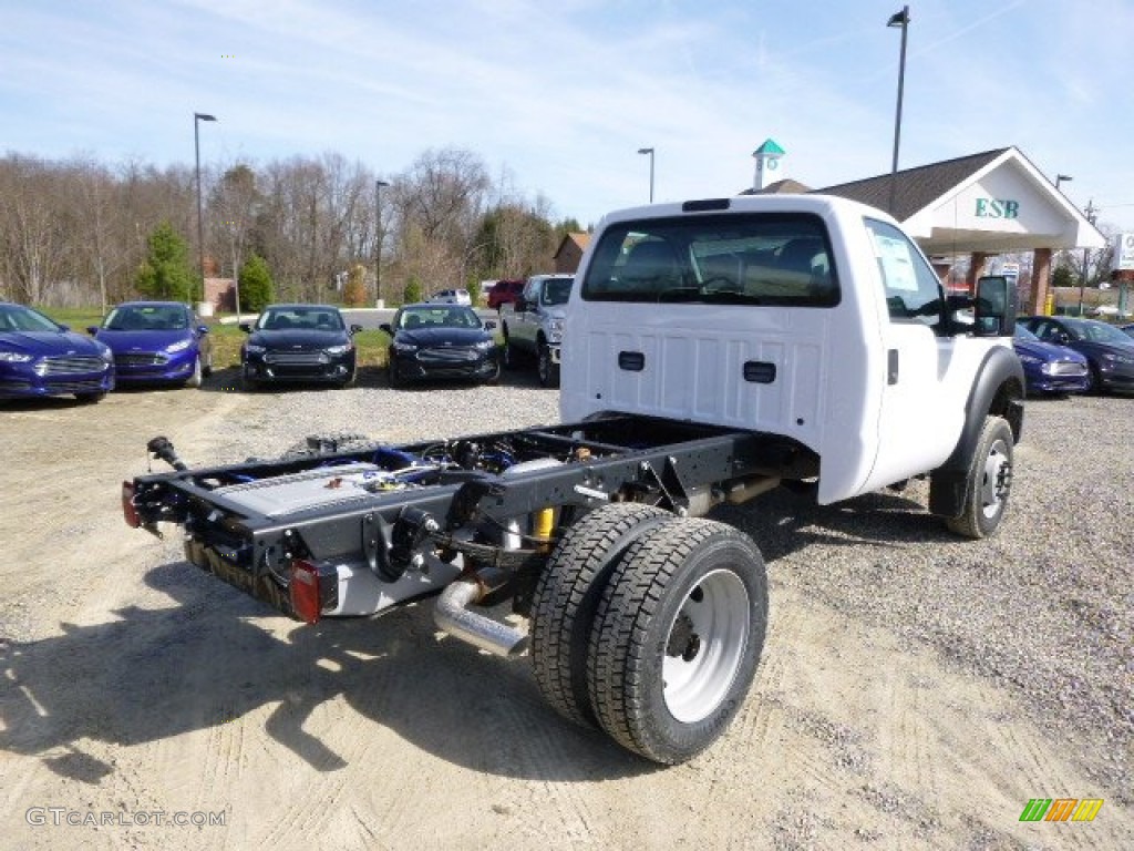 2015 F450 Super Duty XL Regular Cab Chassis - Oxford White / Steel photo #8