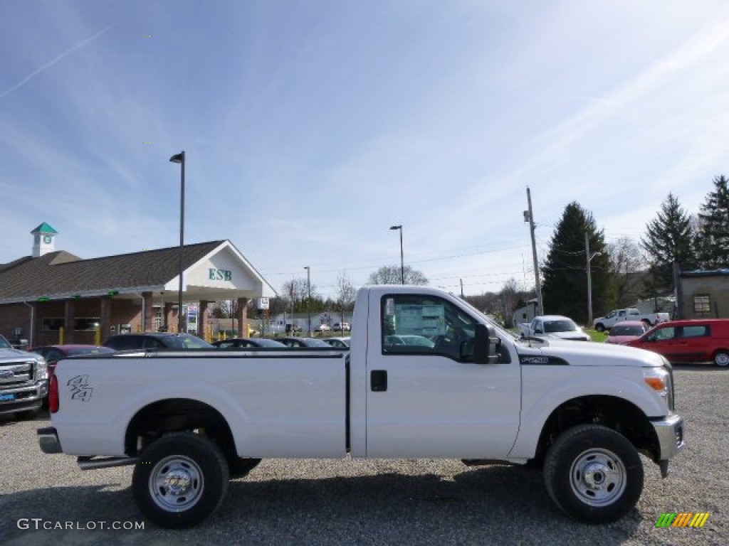 2015 F250 Super Duty XL Regular Cab 4x4 - Oxford White / Steel photo #1