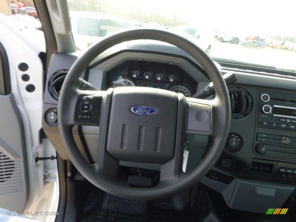 2015 Ford F250 Super Duty XL Regular Cab 4x4 Steel Steering Wheel Photo #92609529