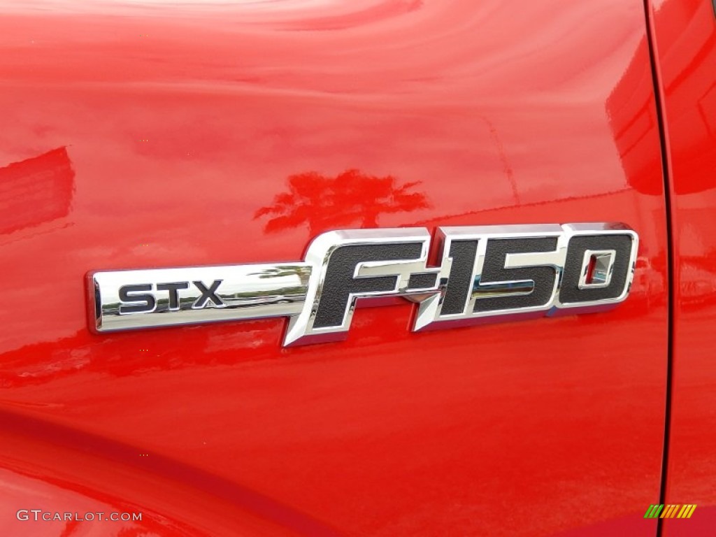 2014 F150 STX SuperCab - Race Red / Steel Grey photo #5