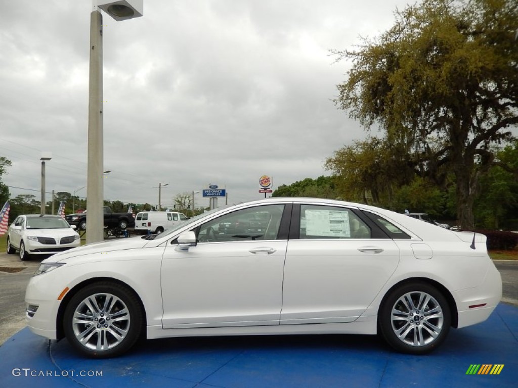 White Platinum 2014 Lincoln MKZ Hybrid Exterior Photo #92609855