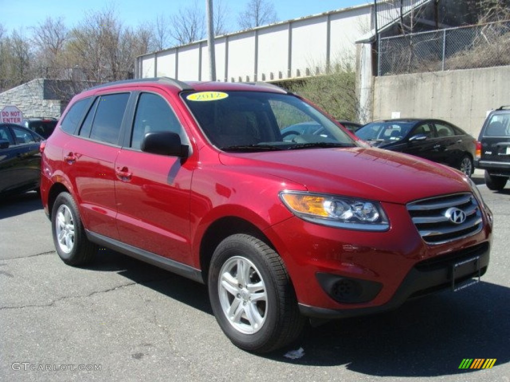 Sierra Red 2012 Hyundai Santa Fe GLS Exterior Photo #92610447