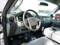 Oxford White - F550 Super Duty XL Regular Cab 4x4 Dump Truck Photo No. 11