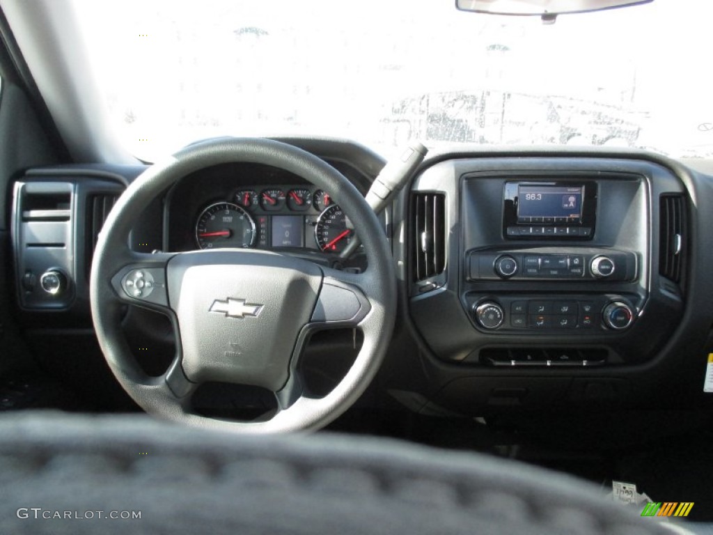 2014 Silverado 1500 WT Double Cab 4x4 - Summit White / Jet Black/Dark Ash photo #11