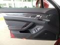 GTS Black Leather/Alcantara w/Carmine Red 2014 Porsche Panamera GTS Door Panel
