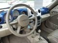 2008 Chrysler PT Cruiser Pastel Pebble Beige Interior Dashboard Photo