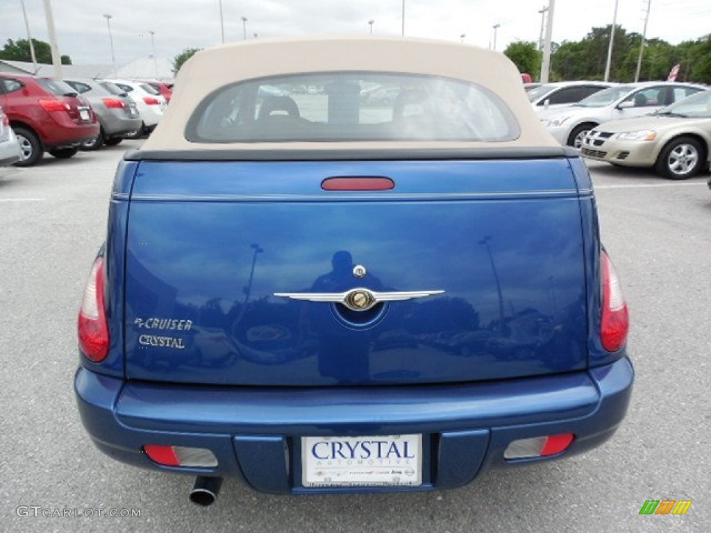 2008 PT Cruiser Touring Convertible - Deep Water Blue Pearl / Pastel Pebble Beige photo #7