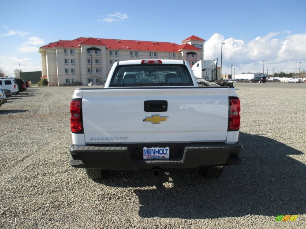 2014 Silverado 1500 WT Double Cab 4x4 - Summit White / Jet Black/Dark Ash photo #5