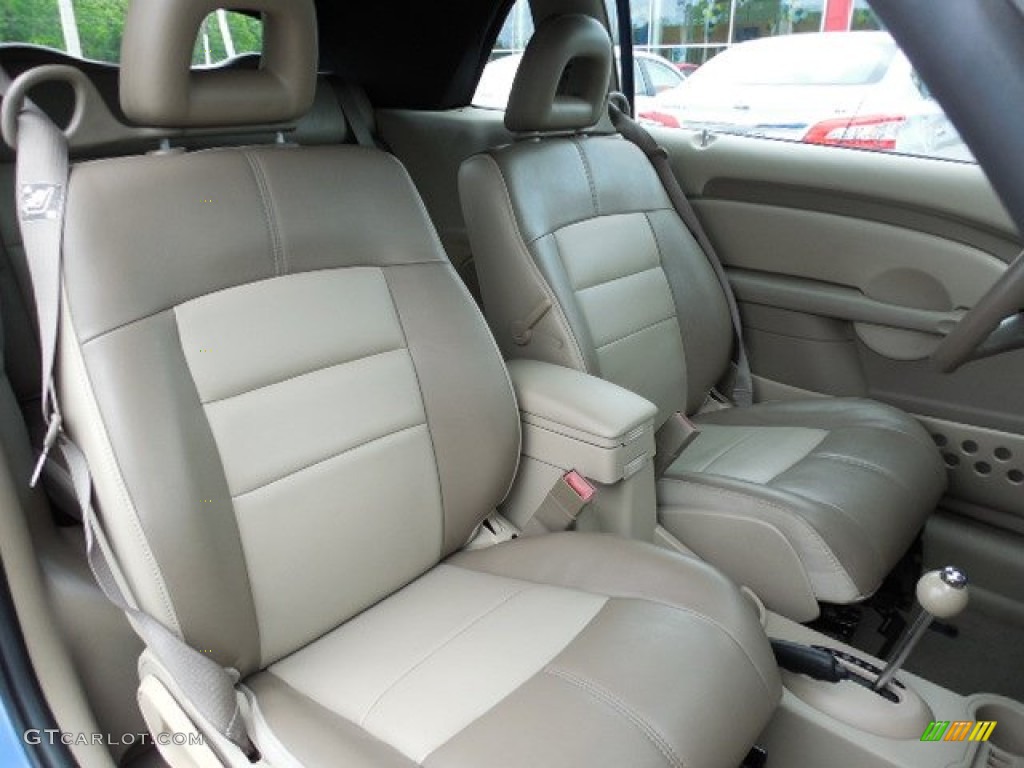 2008 PT Cruiser Touring Convertible - Deep Water Blue Pearl / Pastel Pebble Beige photo #12