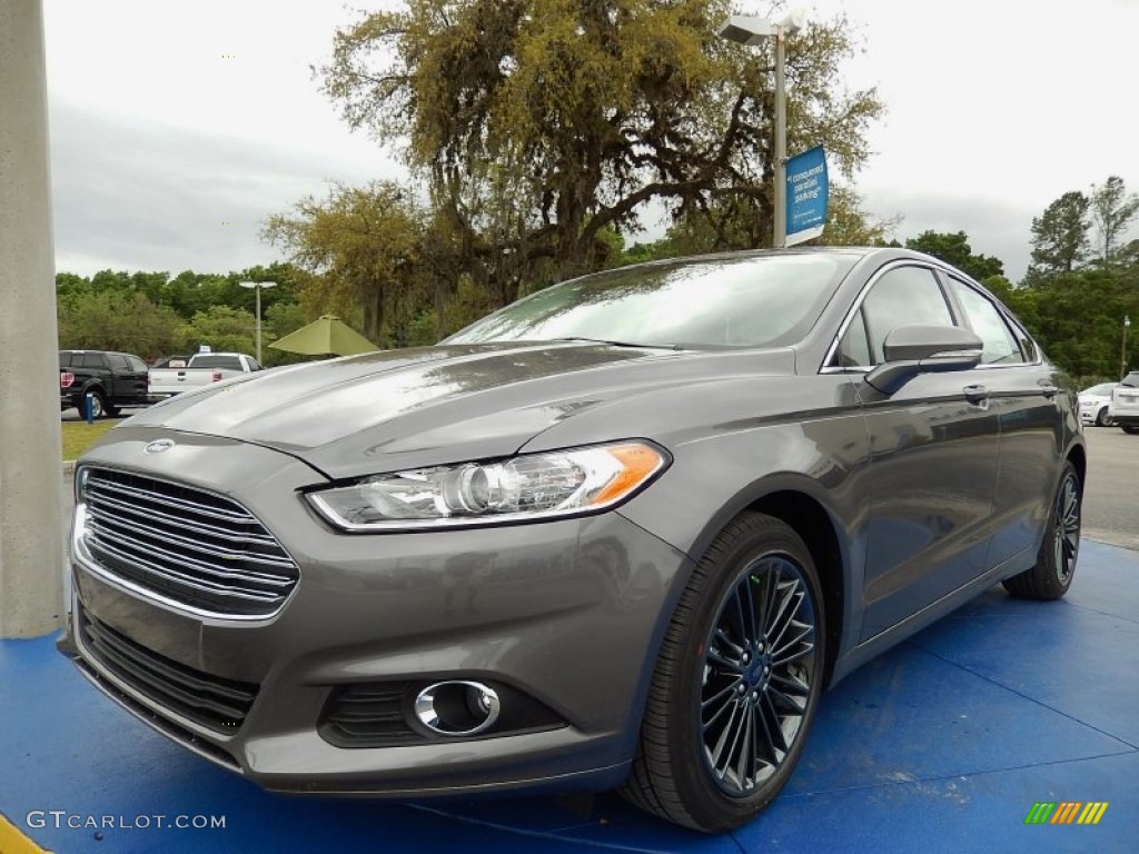2014 Fusion SE EcoBoost - Sterling Gray / Charcoal Black photo #1