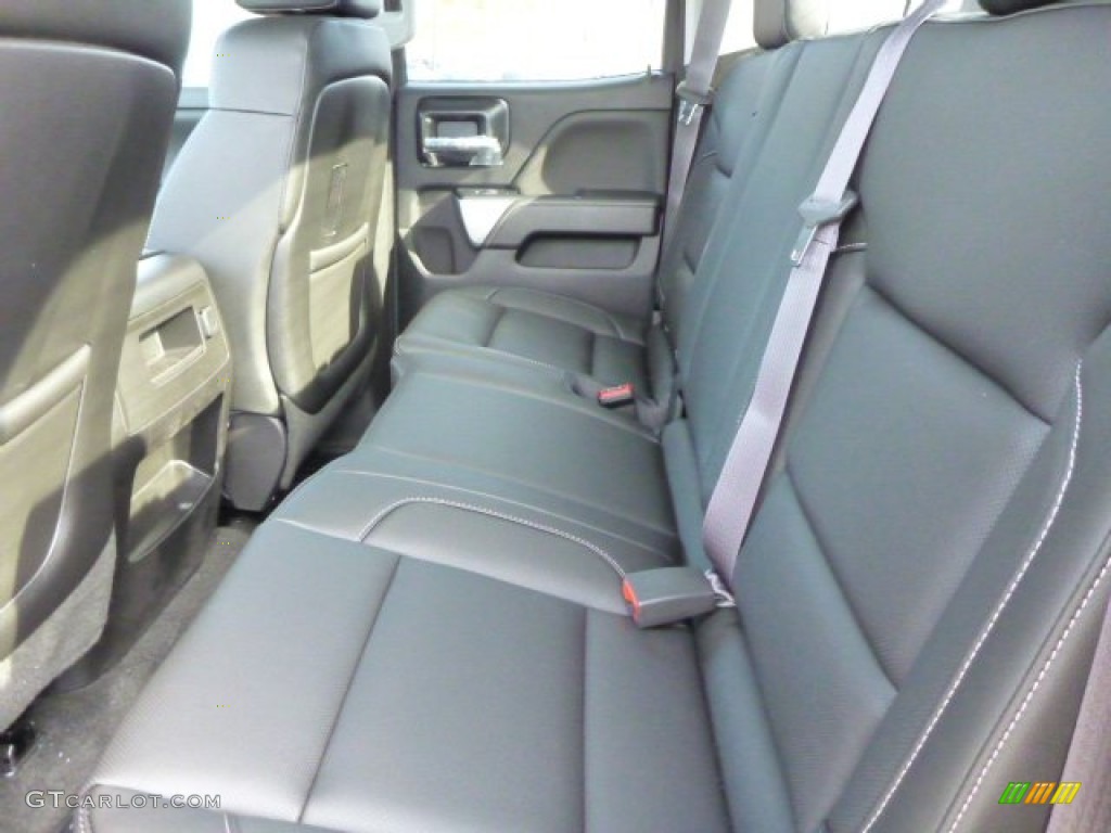 Jet Black Interior 2015 Chevrolet Silverado 2500HD LTZ Double Cab 4x4 Photo #92612168