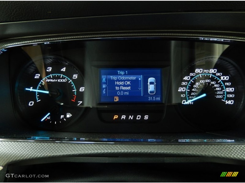 2014 Ford Taurus SE EcoBoost Gauges Photo #92612558
