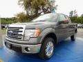 2014 Sterling Grey Ford F150 Lariat SuperCab  photo #1