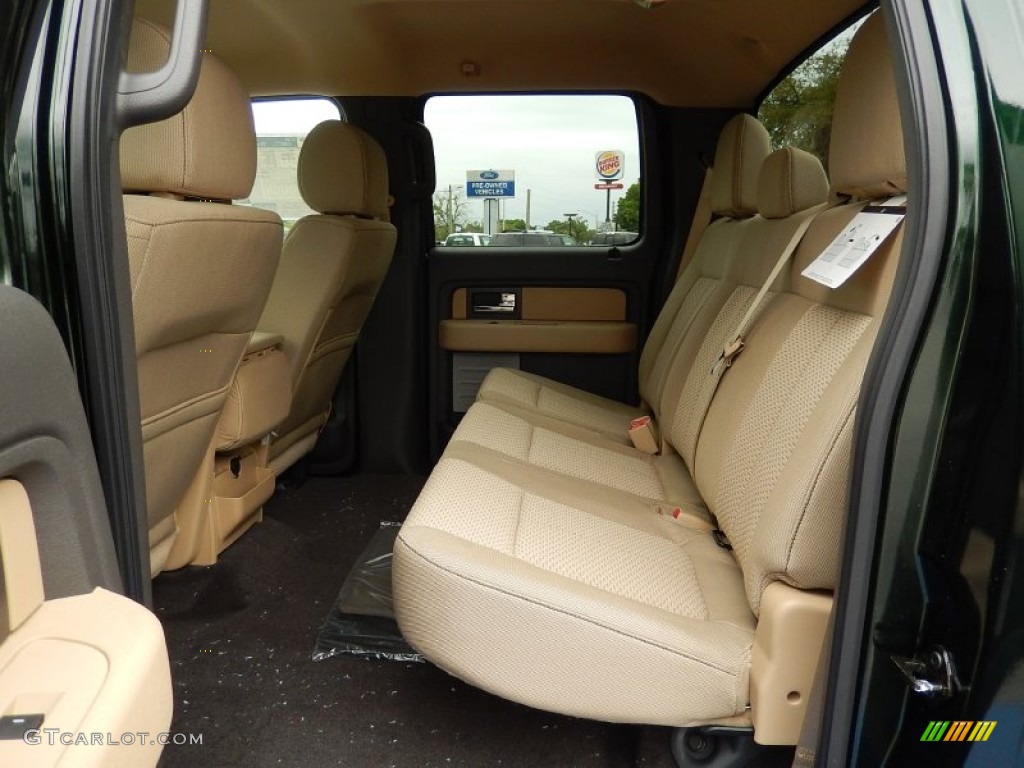 2014 Ford F150 XLT SuperCrew Rear Seat Photo #92613368