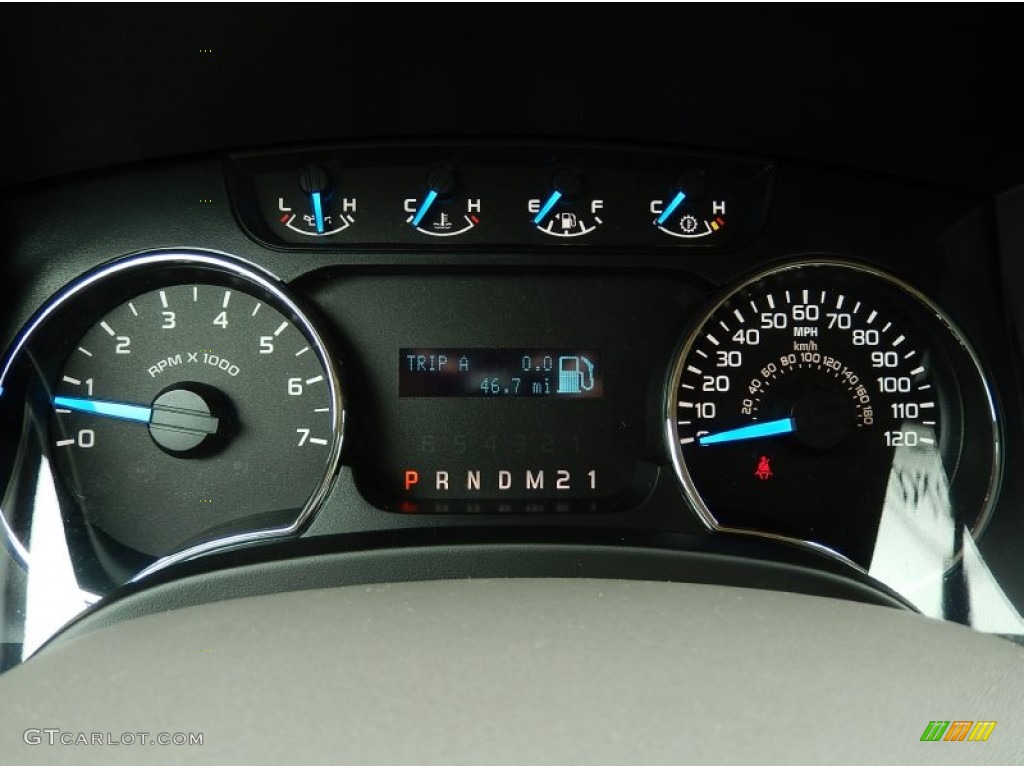 2014 Ford F150 XLT SuperCrew Gauges Photo #92613410