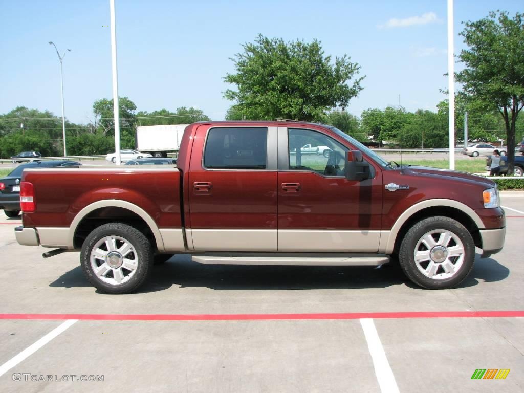 Dark Copper Metallic 2007 Ford F150 King Ranch SuperCrew Exterior Photo #9261372