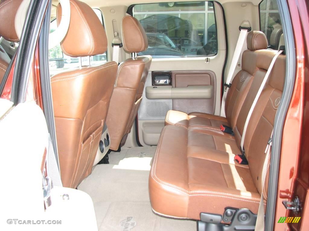 Castano Brown Leather Interior 2007 Ford F150 King Ranch SuperCrew Photo #9261402