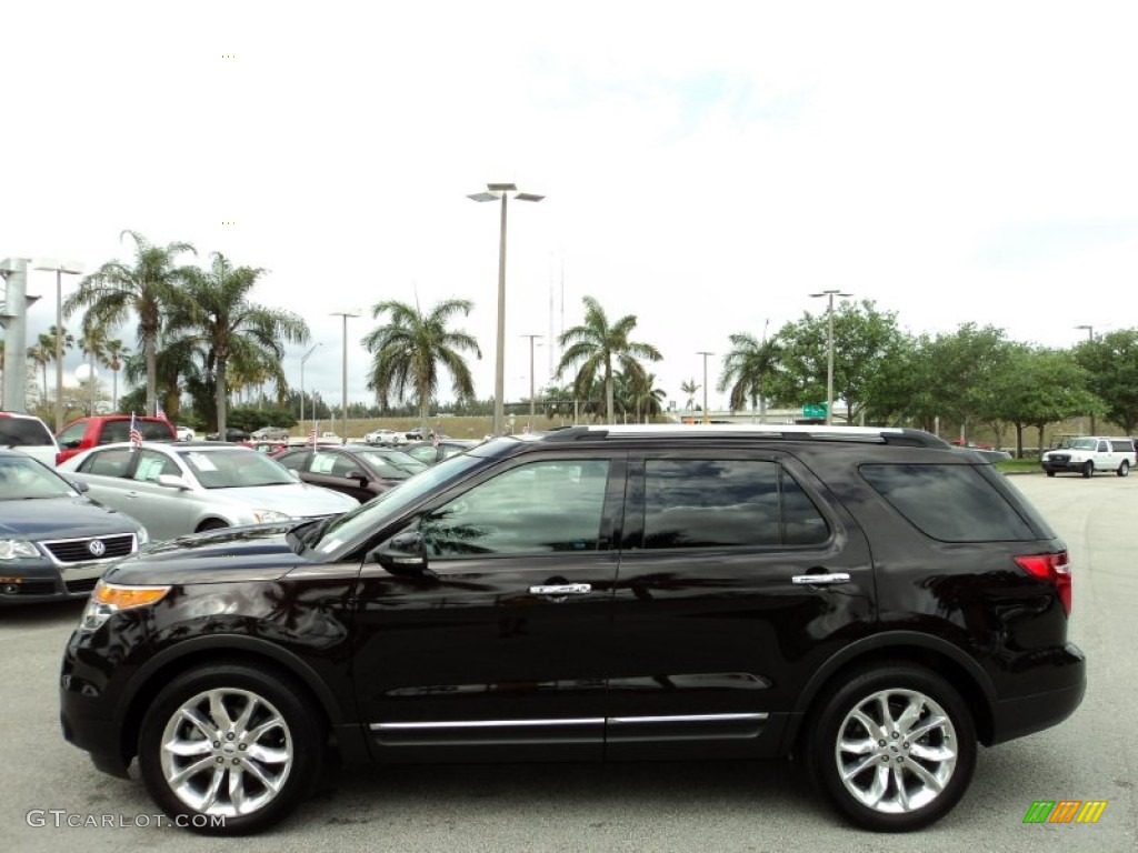 2013 Explorer XLT - Kodiak Brown Metallic / Charcoal Black photo #12