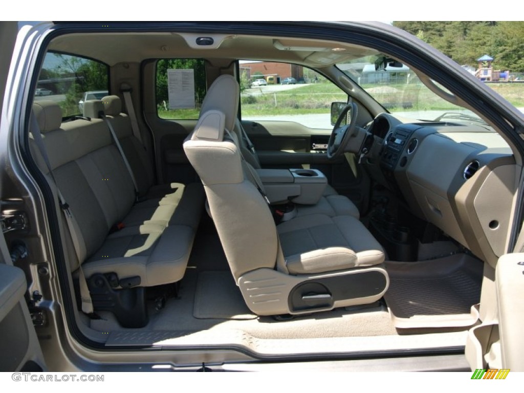 2006 F150 XLT SuperCab 4x4 - Arizona Beige Metallic / Tan photo #17