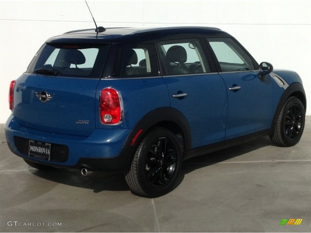2011 Cooper Countryman - Surf Blue / Carbon Black photo #3