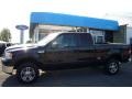 2008 Black Ford F150 XLT SuperCab 4x4  photo #2