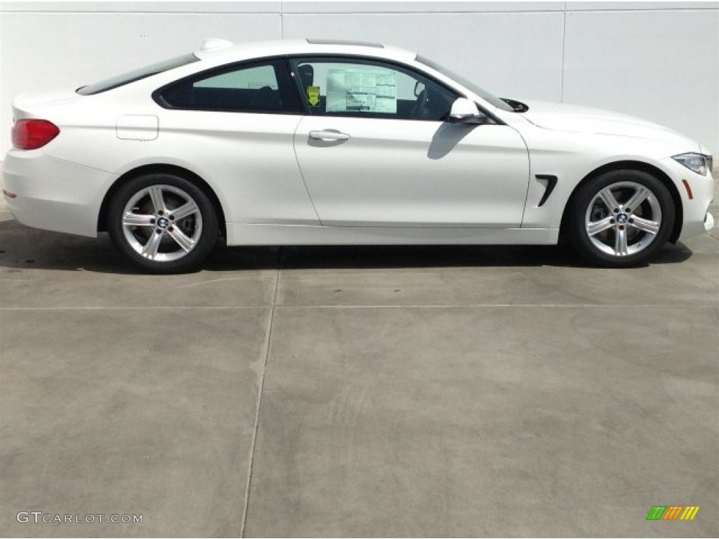 Alpine White 2014 BMW 4 Series 428i Coupe Exterior Photo #92619350