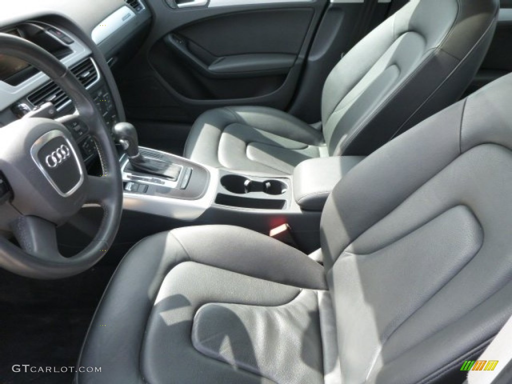 2009 A4 2.0T Premium quattro Sedan - Meteor Grey Pearl Effect / Black photo #10