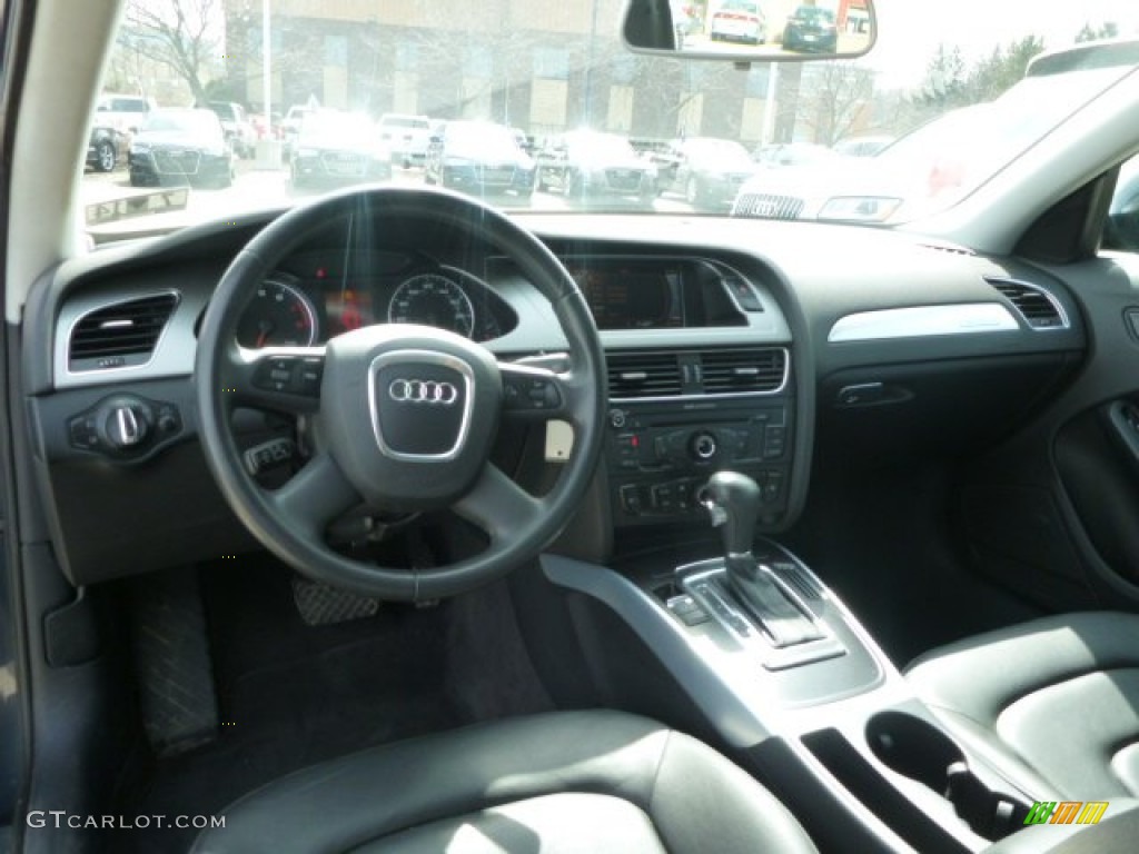 2009 A4 2.0T Premium quattro Sedan - Meteor Grey Pearl Effect / Black photo #12
