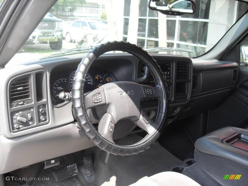 2005 Sierra 1500 SLE Crew Cab - Silver Birch Metallic / Pewter photo #11