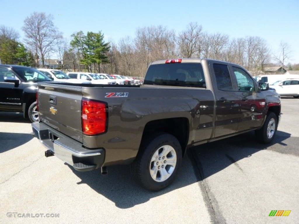 2014 Silverado 1500 LT Double Cab 4x4 - Brownstone Metallic / Cocoa/Dune photo #6