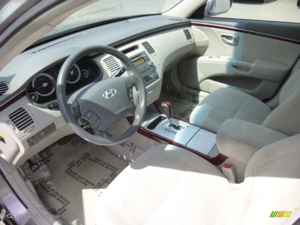 Gray Interior 2007 Hyundai Azera GLS Photo #92625230